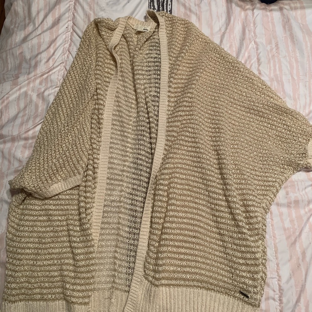 Cardigan poncho